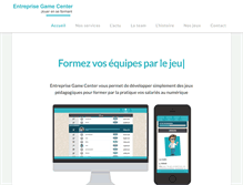 Tablet Screenshot of entreprisegamecenter.com